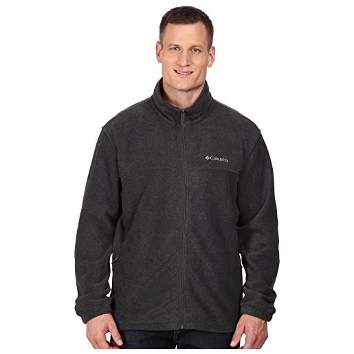 Columbia felpa steens mountain full zip 2.0 giacca in pile, carbone, xl uomo