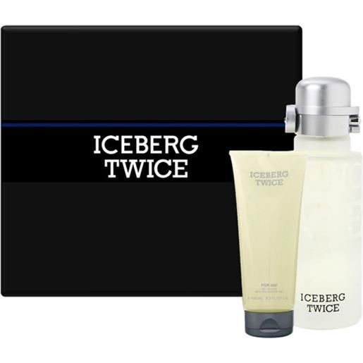 Iceberg twice uomo cofanetto 125 ml + bagnoschiuma 100 ml