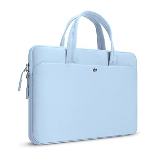 MicaYoung 13 pollici custodia borsa per computer portatile sleeve impermeabile per 13 pollici mac. Book pro air m1 m2 surface 2 3 4 5 pro 8, blu