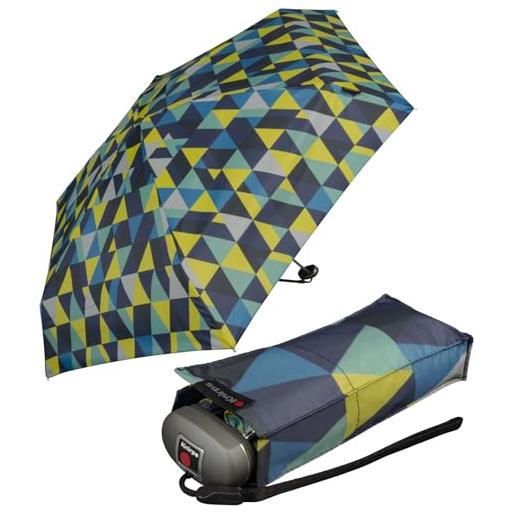 Knirps ombrello tascabile da viaggio, donna lake, 93 cm