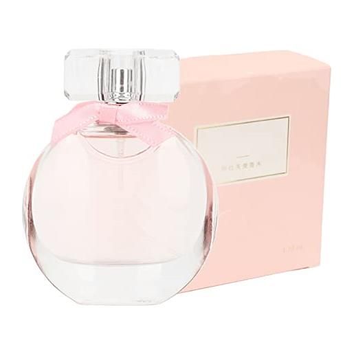 Fyearfly profumo per donna, 50 ml profumo leggero fiore fruttato elegante bottiglia trasparente profumo donna dolce e duraturo profumo per donna
