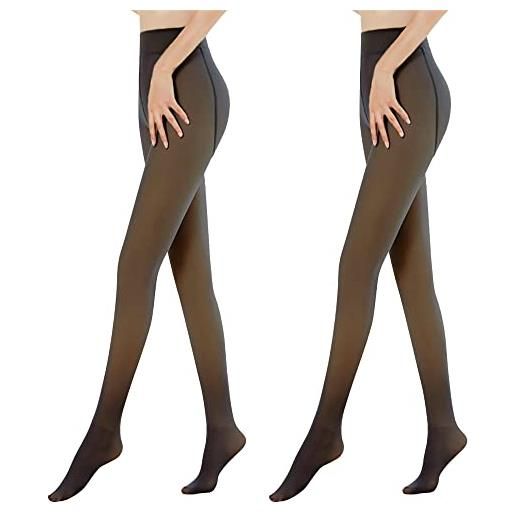 Leggins Termici Donna Invernali Leggings Termici Invernali Pantacollant per  Pile Nero Pantaloni Spessore Ragazze da Pantalone Elastico Eleganti Leggins  Termiche Caldo in Palestra Imbottiti : : Moda