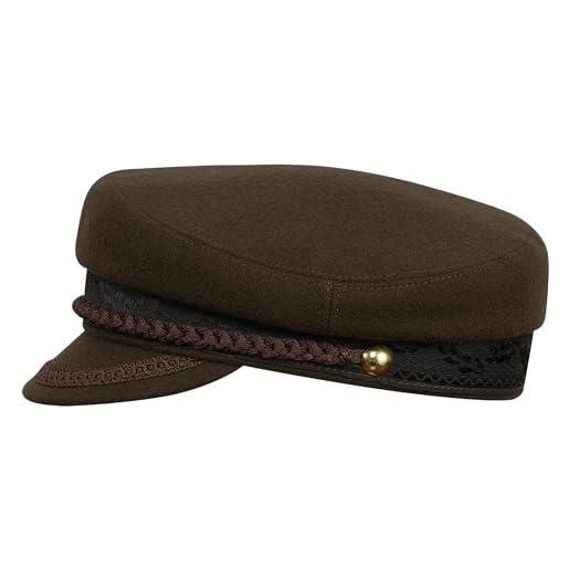 Sterkowski, cappello stile marinaio bretone brown 57 cm = m = uk 7