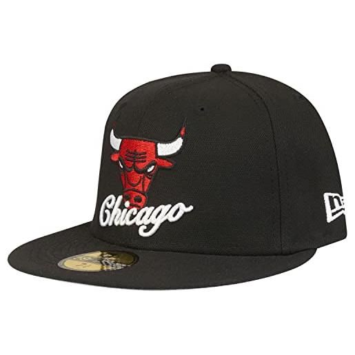 New Era cappellino 59fifty script team bulls. Era berretto baseball cappello hiphop 7 1/8 (56,8 cm) - nero