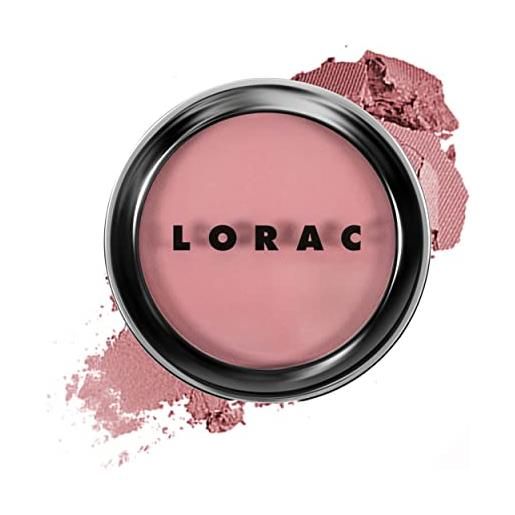 Lorac, color source buildable blush aura, fard in polvere, soffice come la seta, finish opaco e satinato, blush per un make up professionale, tonalità rosa