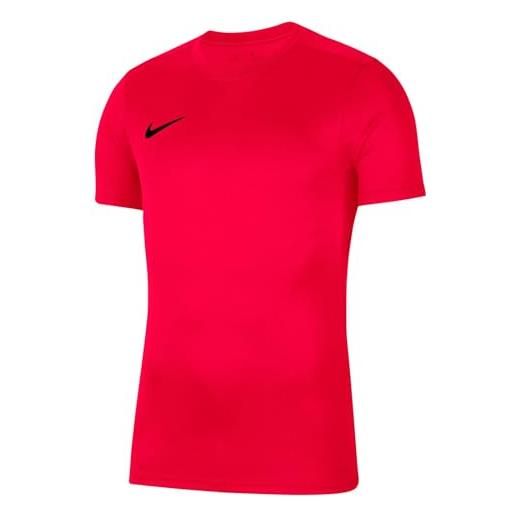 Nike park vii jersey short sleeve, maglia maniche corte bambino, rosso, s