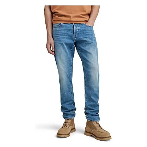 G-STAR RAW men's 3301 regular tapered jeans, blu (faded cascade 51003-c052-c606), 28w / 32l