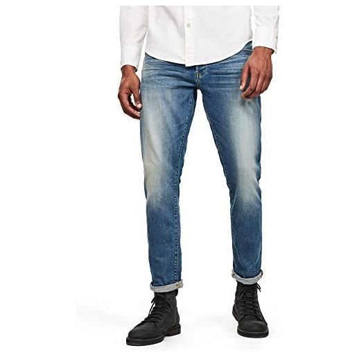 G-STAR RAW men's 3301 regular tapered jeans, blu (dk aged 51003-7209-89), 31w / 32l