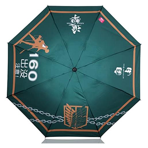 Roffatide anime date a live tokisaki kurumi 8 ribs 37,8 pollici ombrelli ombrello da viaggio pieghevole compatto ombrello di protezione anti-uv
