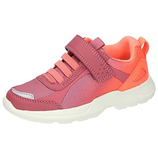 Superfit rush, scarpe da ginnastica, pink orange 5510, 25 eu