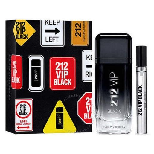 Carolina herrera 212 vip black edp 100ml + edp 10ml