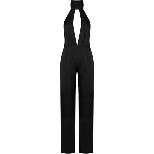 Maison Close tuta intera con scollo posteriore - nero