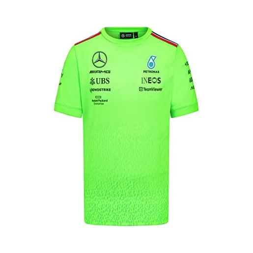 Mercedes AMG Petronas formula one team - maglia team set up 2023 - verde - taglia: l