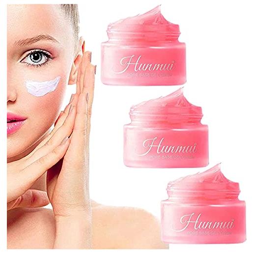 Pnedeodm hunmui pore base gel cream - hunmui base face primer, magical perfecting base face primer under foundation for makeup oil control firming, moisturizing (3pcs)