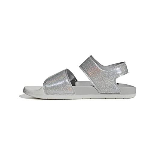 Adidas adilette sandal, sneaker unisex-adulto, core black/grey five/core black, 37 eu