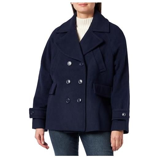 United Colors of Benetton giaccone 2ydtdn035 cappotto, blu 852, s donna