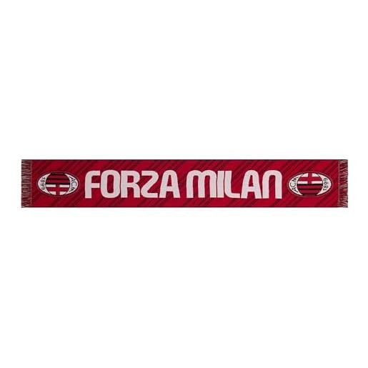 AC Milan, sciarpa ufficiale, jacquard, acrilico, taglia unica, grafica