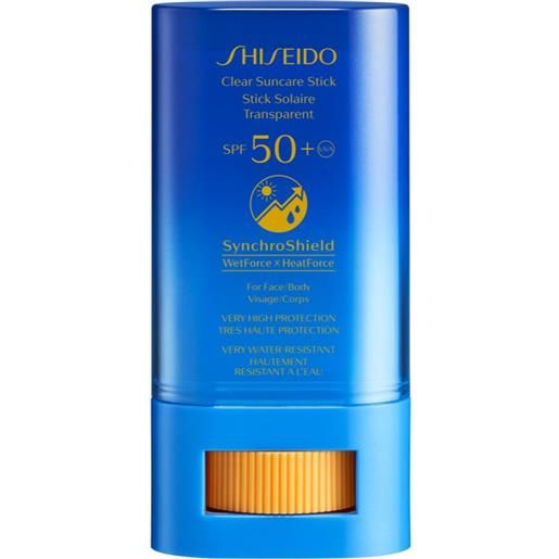 Shiseido sun care clear stick uv protector wet. Force 20 g