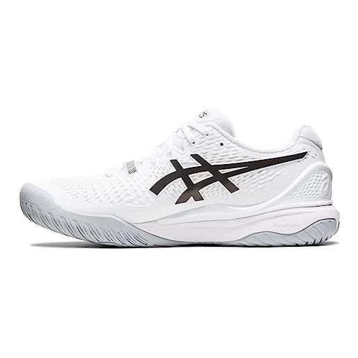 ASICS gel-resolution 9, sneaker uomo, white/black, 42.5 eu
