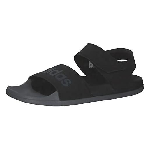 Adidas adilette sandal, sneaker unisex-adulto, core black/grey five/core black, 37 eu