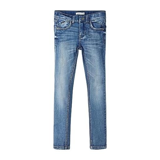 Name it nkmpete skinny jeans 4111-on noos, pantaloni bambini e ragazzi, blu (medium blue denim), 98
