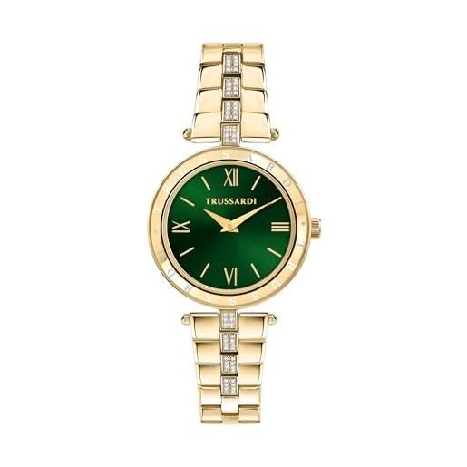 Trussardi t-shiny orologio donna, solo tempo, 2h, analogico - r2453145511