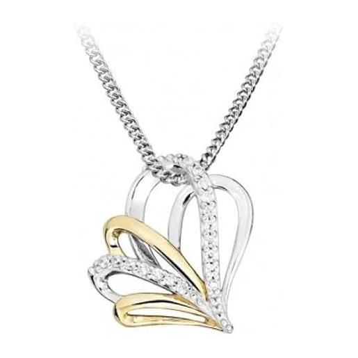 Silver Cat collana sc515 cubic zirconia silver necklace (chain, pendant) ssc0513 marca, estándar, metallo, nessuna pietra preziosa
