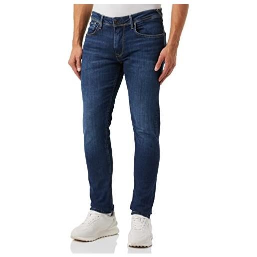 Pepe Jeans finsbury, jeans uomo, blu (denim-cs3), 29w / 30l