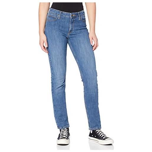 Lee elly, jeans, donna, nero (black rinse s 47), 31w / 33l