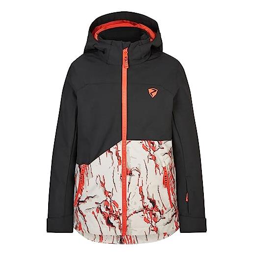 Ziener anderl sci, giacca invernale | impermeabile, antivento, calda, arancione-burnt orange, 176 bambini e ragazzi