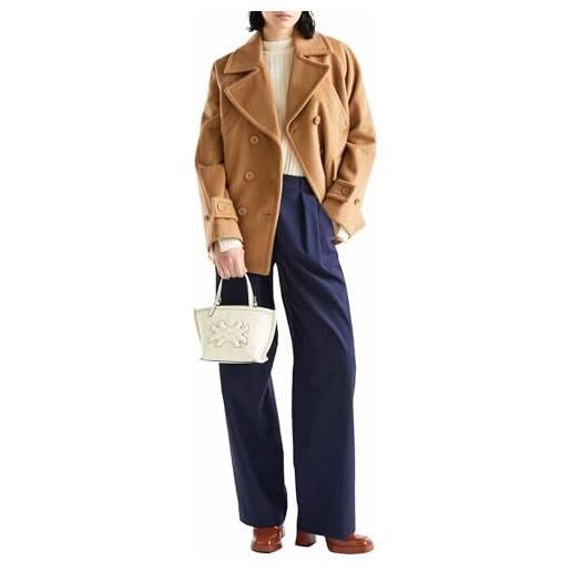 United Colors of Benetton giaccone 2ydtdn035 cappotto, beige 94a, m donna