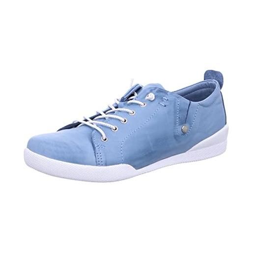 Andrea Conti sneaker da donna, scarpe da ginnastica, blu, 39 eu