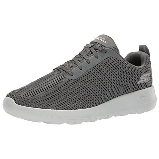 Skechers go walk max-54601, scarpe da ginnastica uomo, grigio carbone, 9.5 x-wide