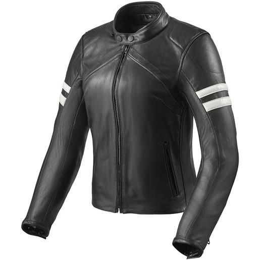 Revit meridian leather jacket nero 42 donna