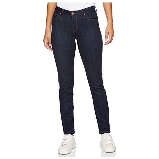 Lee elly, jeans, donna, nero (black rinse s 47), 32w / 31l