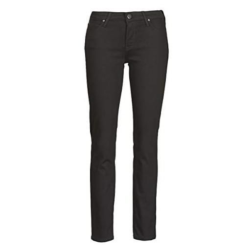 Lee elly, jeans, donna, nero (black rinse s 47), 34w / 33l