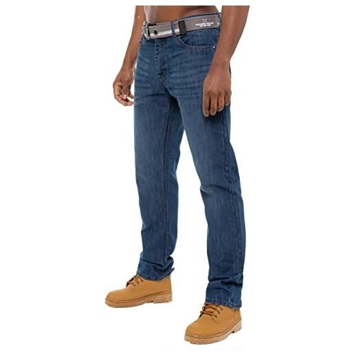 Ze ENZO enzo - jeans - uomo indigo 48w x 32l
