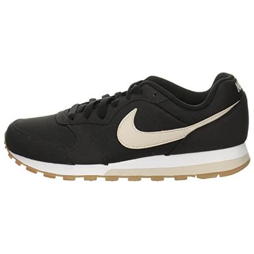 Nike wmns md runner 2 se, scarpe da running donna, nero (black/desert sand/gum lt brown 003), 42.5 eu