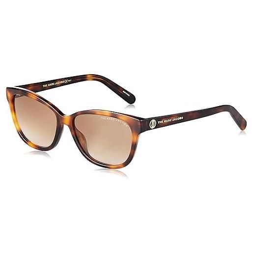 Marc Jacobs marc 529/s 086/ha havana sunglasses unisex acetate, standard, 55 occhiali, taglia unica donna