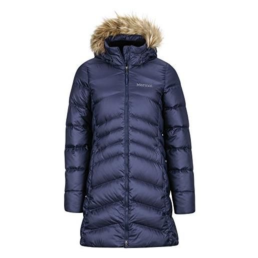 Marmot wm's montreal coat insulated hooded winter coat donna, midnight navy, m