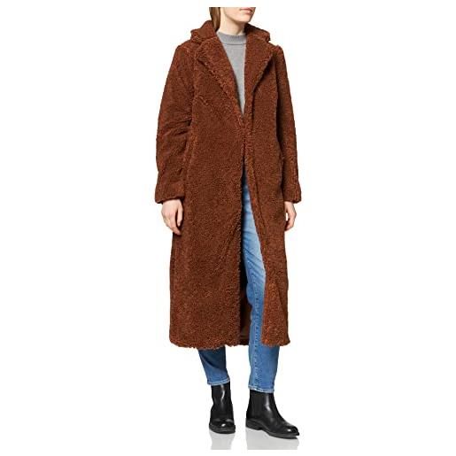 NA-KD oversized teddy coat cappotto di peluche, marrone, 38 donna