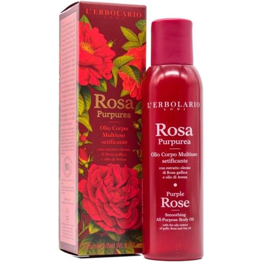 Rosa purpurea olio corpo 125ml- l'erbolario
