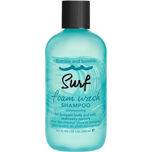 Bumble and Bumble surf foam wash shampoo 250ml - shampoo texturizzante effetto ondulato per tutti i tipi di capelli