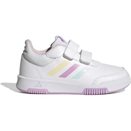Adidas scarpe tensaur sport training hook and loop kids - bianco/rosa - 29