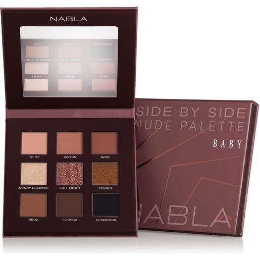 Nabla side by side nude palette baby 7.4g palette occhi, ombretto compatto