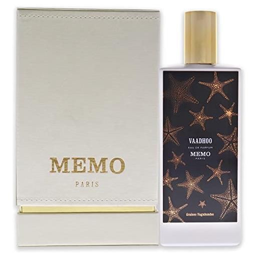 Memo Paris n-v1-303-75 vaadhoo, eau de parfum, 75 ml