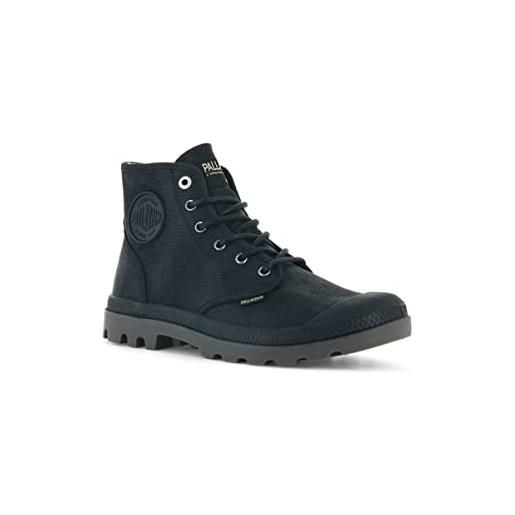 Palladium pampa hi wax, stivali sneaker unisex - adulto, nero (7), 41 eu