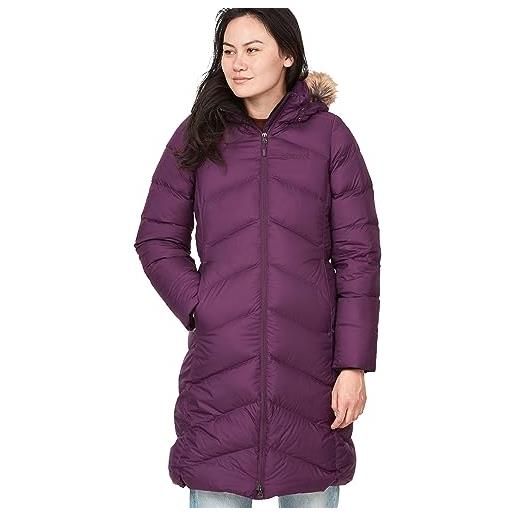 Marmot wm's montreaux coat insulated hooded winter coat donna, purple fig, xl