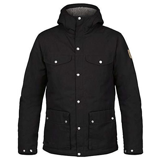 Fjällräven greenland winter jacket m, giacca uomo, nero (550-black), xl