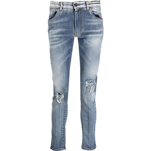 Salvatore Santoro jeans skinny a vita bassa - blu